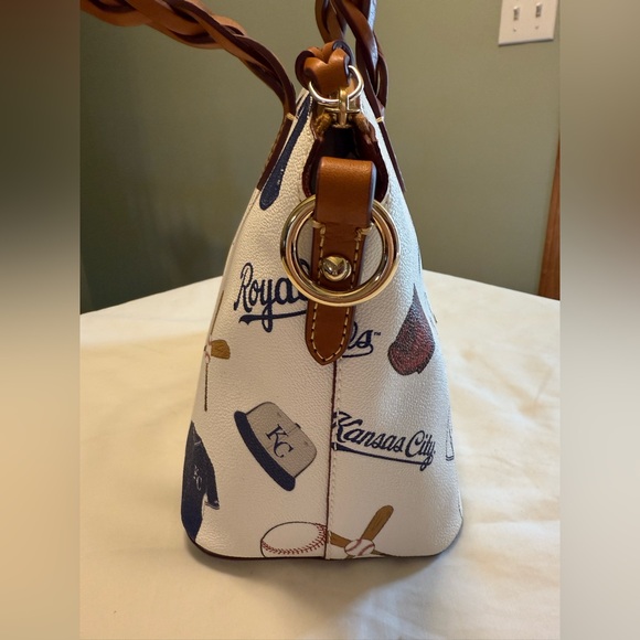Dooney & Bourke Kansas City Royals Baseball Themed  Women's Satchel Bag - Picture 16 of 16